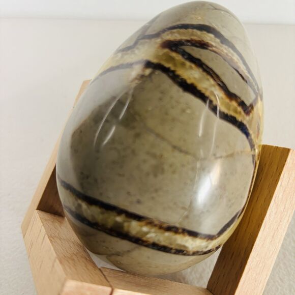 Stunning Septarian Dragon Quartz Crystal Geode Egg Stone Collectors Art Gift - Picture 6 of 14